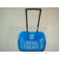 Plastic Wheeled Shopping Cart